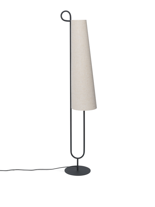 Ancora gulvlampe - Svart/Natural-Gulvlamper-Ferm Living-Natur-Feg__1104268243-Lightup.no