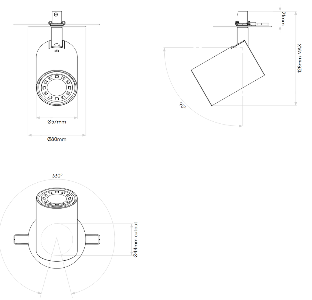 Ascoli Recessed takspot-Taklamper-Astro Lighting-Svart-Asg__1286080-Lightup.no