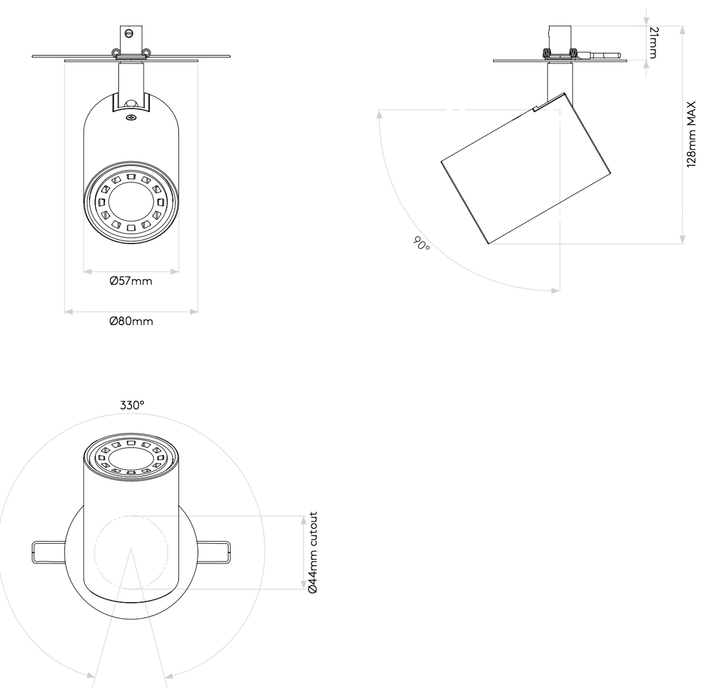 Ascoli Recessed takspot-Taklamper-Astro Lighting-Svart-Asg__1286080-Lightup.no