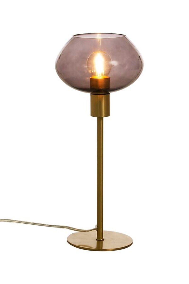 Bell bordlampe 37,5 cm-Bordlamper-Aneta Lighting-Svart / Opal-18100-15-01-Lightup.no