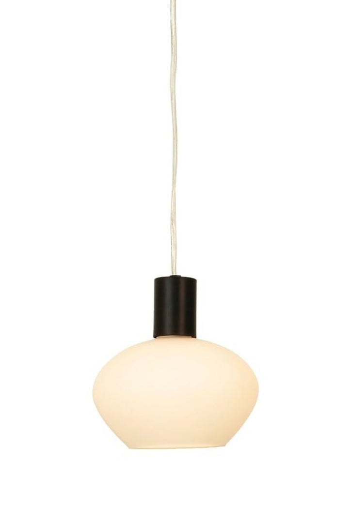 Bell vinduspendel 4 meter ledning m/stikkontakt-Takpendler-Aneta Lighting-Svart / Opal-15014-15-01-Lightup.no