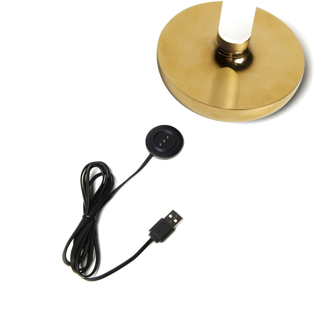 Biarritz oppladbar bordlampe 1800/2700/4000K IP54 Dimbar - Gullfarget-Bordlamper-Konstsmide-Gull-7827-803-Lightup.no