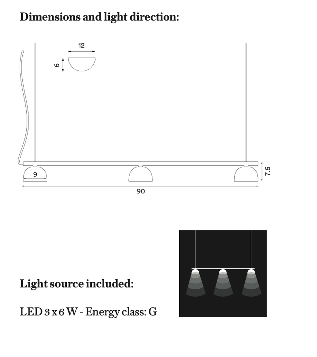 Blush Rail 3 takpendel-Takpendler-Northern-Svart-Non__150-Lightup.no