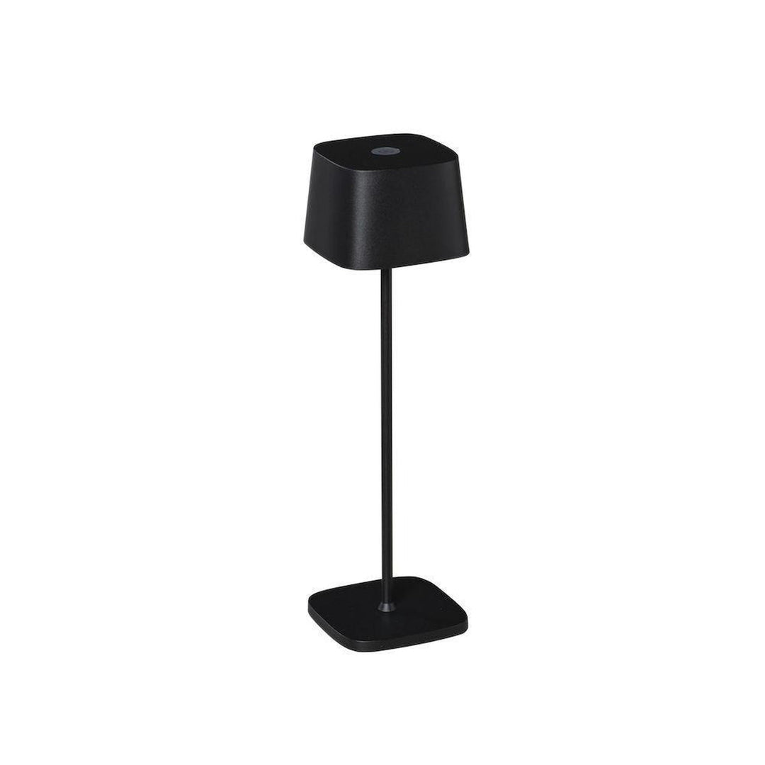 Capri bordlampe oppladbar utendørs IP54 - Svart-Utebelysning Hagebelysning-Konstsmide-Svart-7814-750-Lightup.no