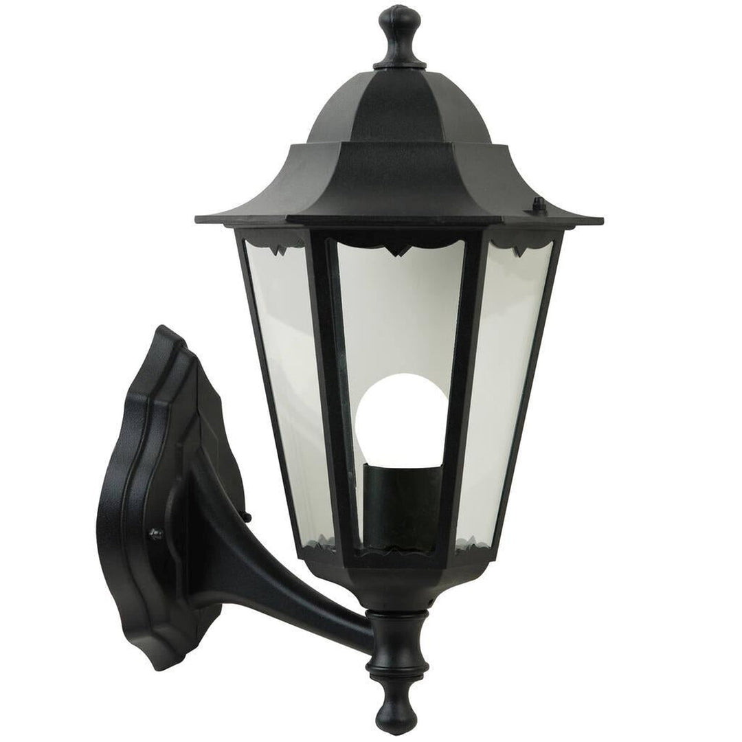 Cardiff vegglampe utendørs E27 IP44-Utebelysning vegg klassisk-Nordlux-Svart-74371003-Lightup.no