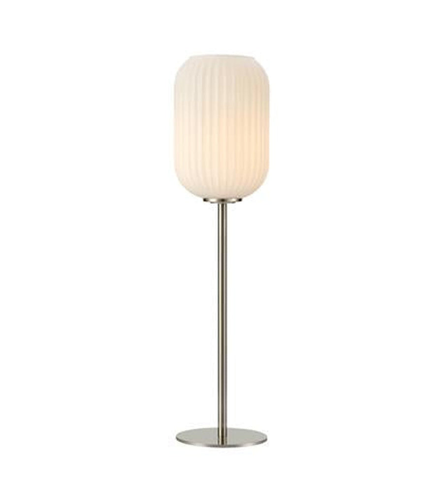 Cava bordlampe 55 cm - Stål/Opal hvit - B-vare - Stål / Opal-Bordlamper-Marksløjd-Stål / Opal-Mrk-108561-b-vare-Lightup.no