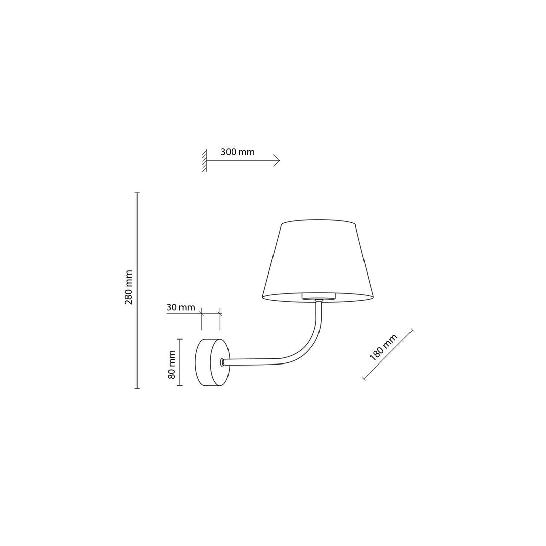 Chicago vegglampe-Vegglamper-TK Lighting-Lin-TK-4186-Lightup.no