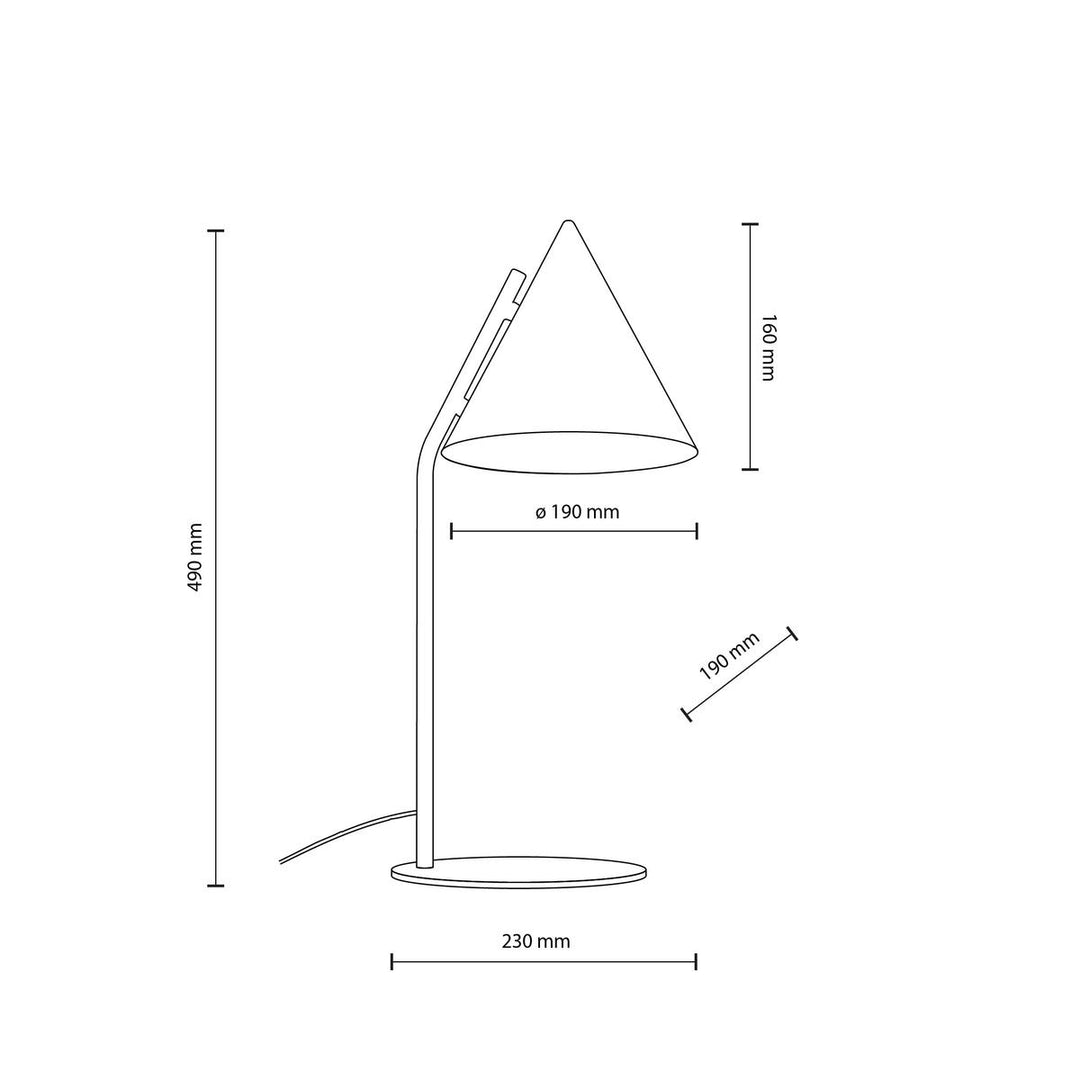 Cono bordlampe-Bordlamper-TK Lighting-Svart-TK-16009-Lightup.no