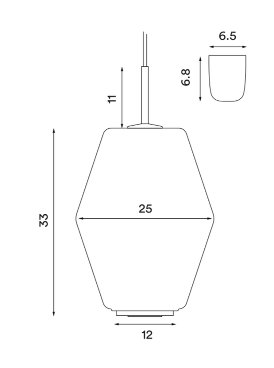 Dahl takpendel-Takpendler-Northern-Messing-NOn__445+NL-444-Lightup.no