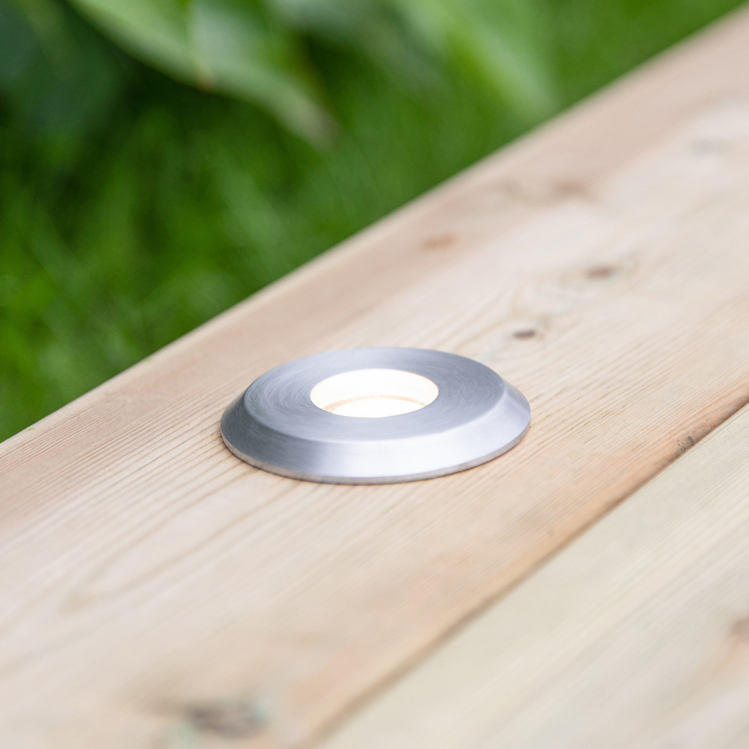 Decklight 3W aluminium - Garden 24 - Grå-Utebelysning Garden 24-Marksløjd-Grå-Mrk-107717-Lightup.no