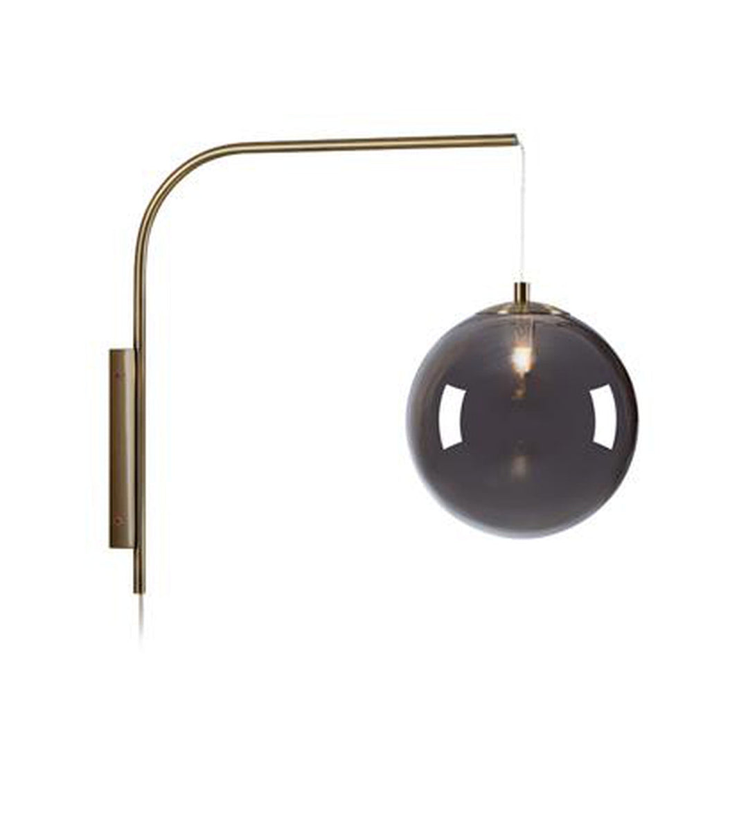 Dione vegglampe - Antikk messing/Røykfarget - Messing / Røyk-Vegglamper-Marksløjd-Messing / Røyk-Mrk-108419-Lightup.no