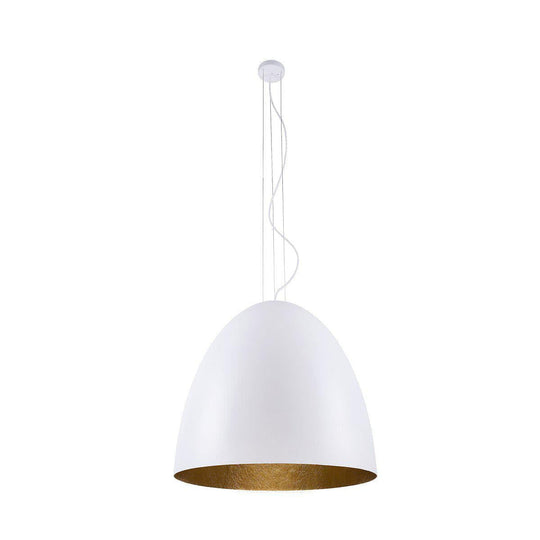 Egg takpendel large 55cm - Hvit/Gullfarget-Takpendler-Nowodvorski-Hvit / Gull-N-9023-Lightup.no