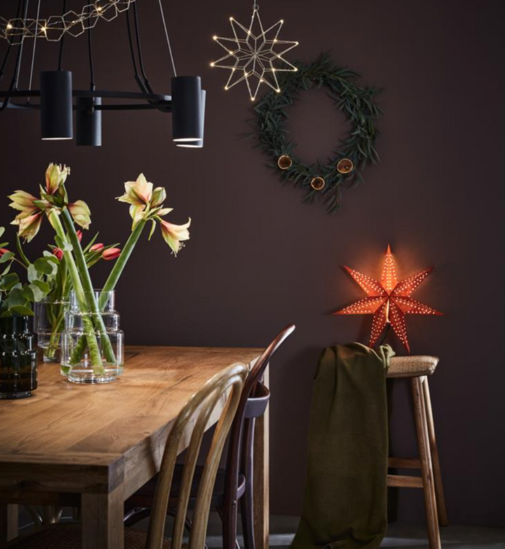 Embla papirstjerne 75 cm - Brun - Brun-Julebelysning adventstjerne-Marksløjd-Brun-Mrk-705808-Lightup.no