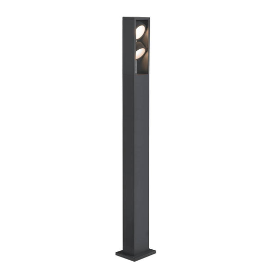 Eskina pullert 125 cm IP65 27W 3000/4000 Kelvin-Utebelysning pullert-Slv-Antrasitt-slv-1005439-Lightup.no