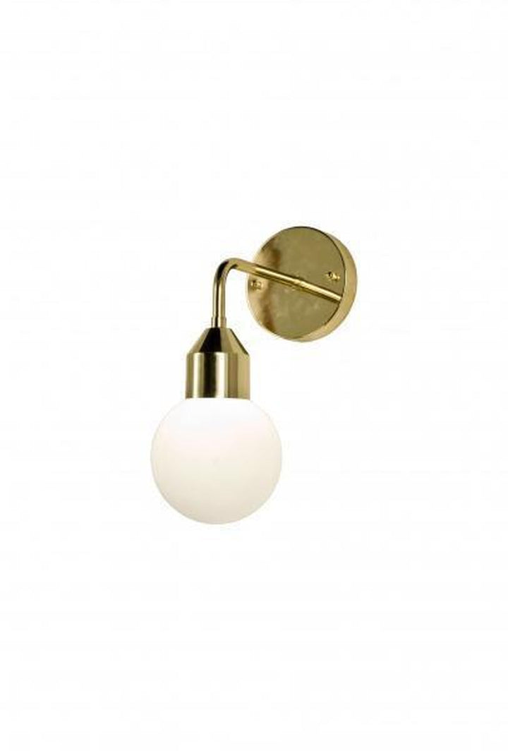 Florens vegglampe IP44-Baderomsbelysning vegglamper-Aneta Lighting-Messing-10701-24-Lightup.no