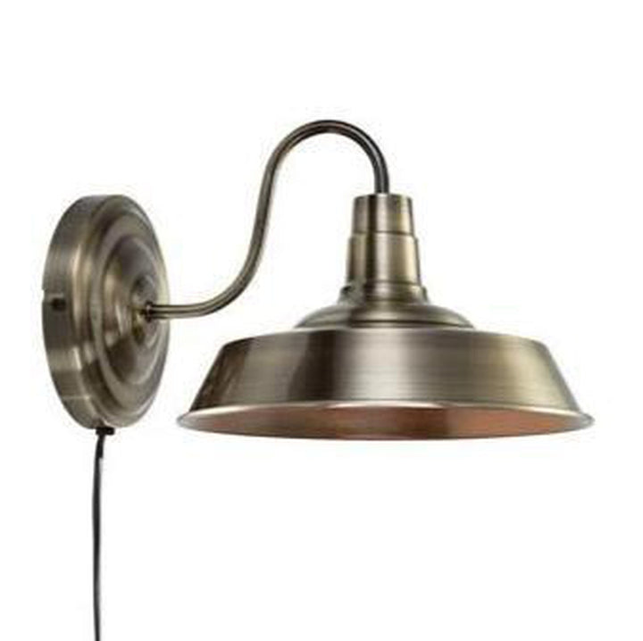 Grimsby vegglampe - Antikk - Messing-Vegglamper-Marksløjd-Messing-Mrk-107908-Lightup.no