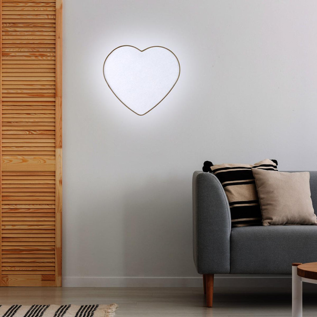 Heart vegglampe-Vegglamper-TK Lighting-Grå-TK-5923-Lightup.no