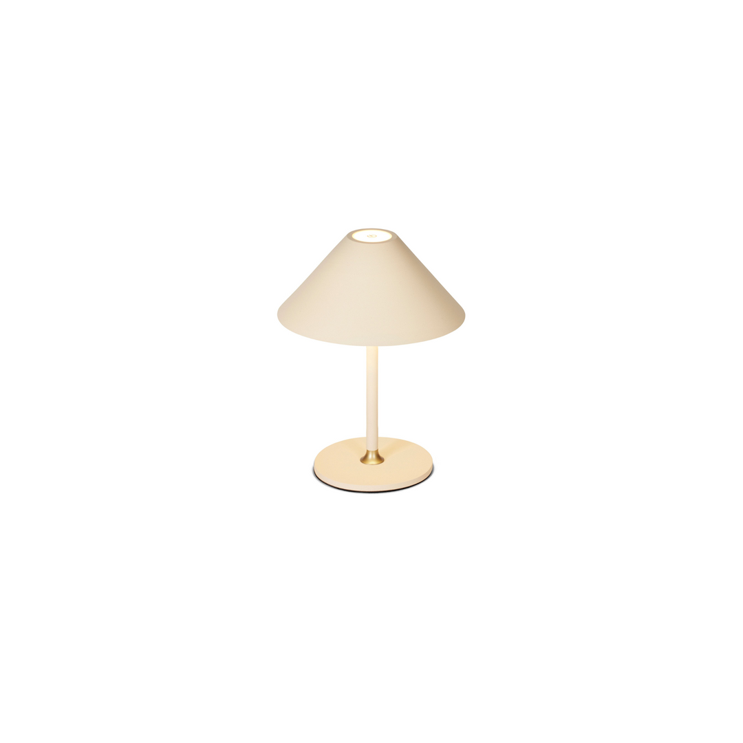 Hygge bordlampe 20 oppladbar - Kremhvit - Limited Summer Editon-Bordlamper-Halo Designs-Kremhvit-5705639800773-Lightup.no