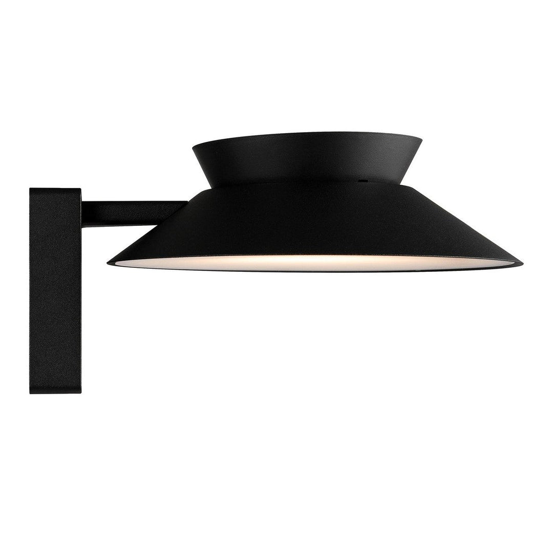 Justina vegglampe for utendørsbruk solcelle 5W med bevegelsessensor IP44-Utebelysning vegg klassisk-Nordlux-Svart-2418071003-Lightup.no