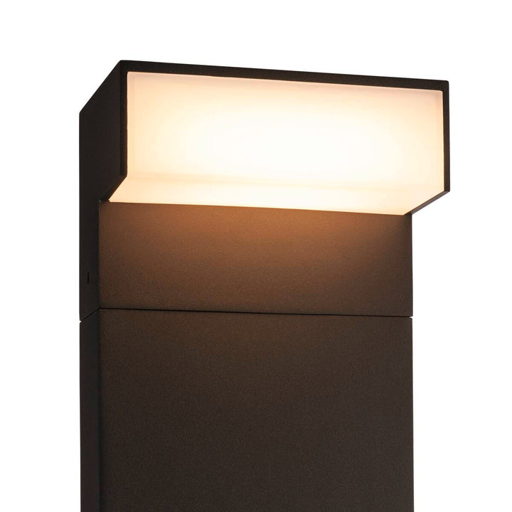 L-line pullert 50 cm IP65 7W 3000/4000 Kelvin-Utebelysning pullert-Slv-Antrasitt-slv-1003537-Lightup.no