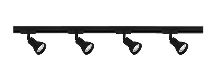 Link Munin 1,8 meter spottskinne med 4 spotter-Link spotskinne-Nordlux-Svart-2110589903+86129903-Lightup.no