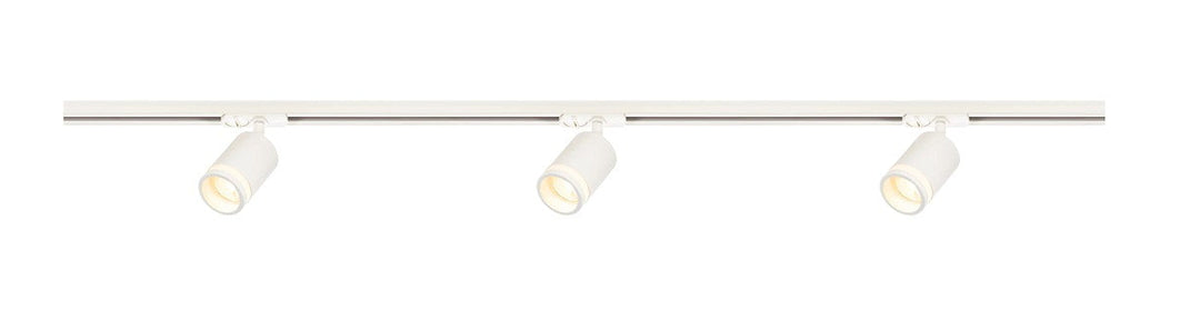 Link Rondie 1 meter spottskinne med 3 spotter-Link spotskinne-Nordlux-Hvit-79079901+2110639901-Lightup.no