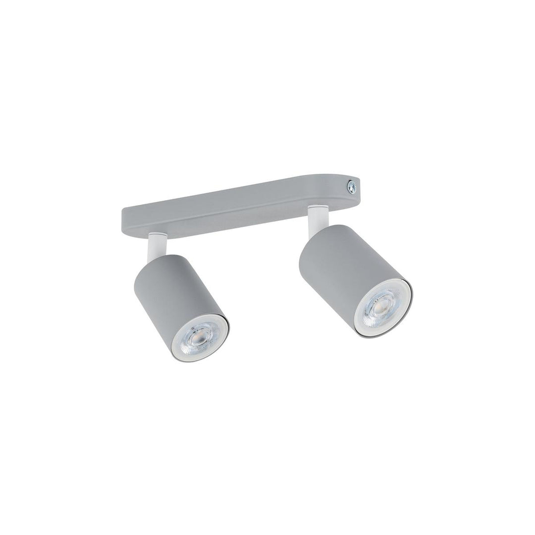 Livia dobbel takspot-Taklamper-TK Lighting-Grå-TK-10241-Lightup.no