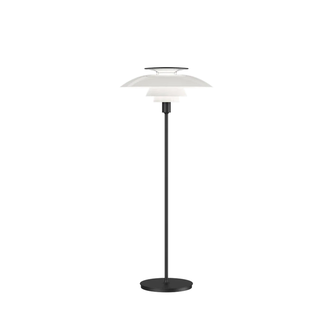 Louis Poulsen PH 80 gulvlampe-Gulvlamper-Louis Poulsen-Hvit / Opal / Krom-LP__5744610816-Lightup.no