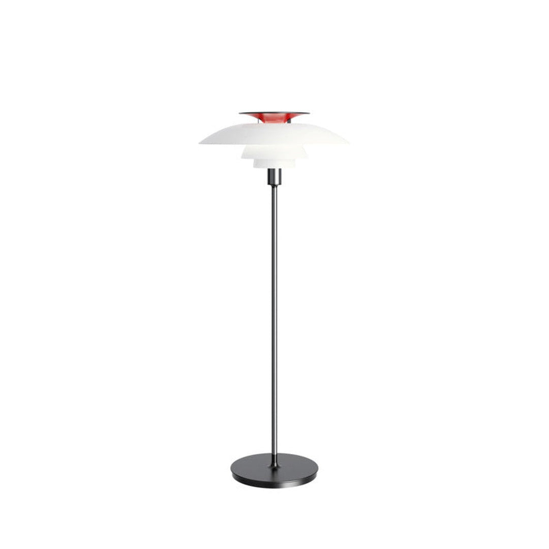 Louis Poulsen PH 80 gulvlampe-Gulvlamper-Louis Poulsen-Hvit / Opal / Krom-LP__5744610816-Lightup.no