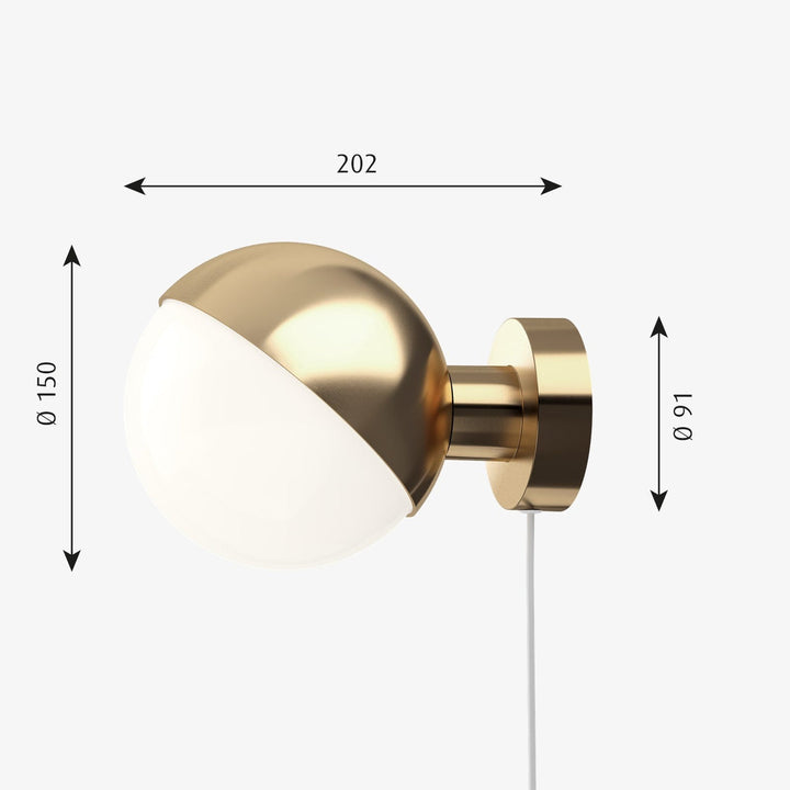 Louis Poulsen VL Studio vegglampe-Vegglamper-Louis Poulsen-Messing-LP__5743150199-Lightup.no