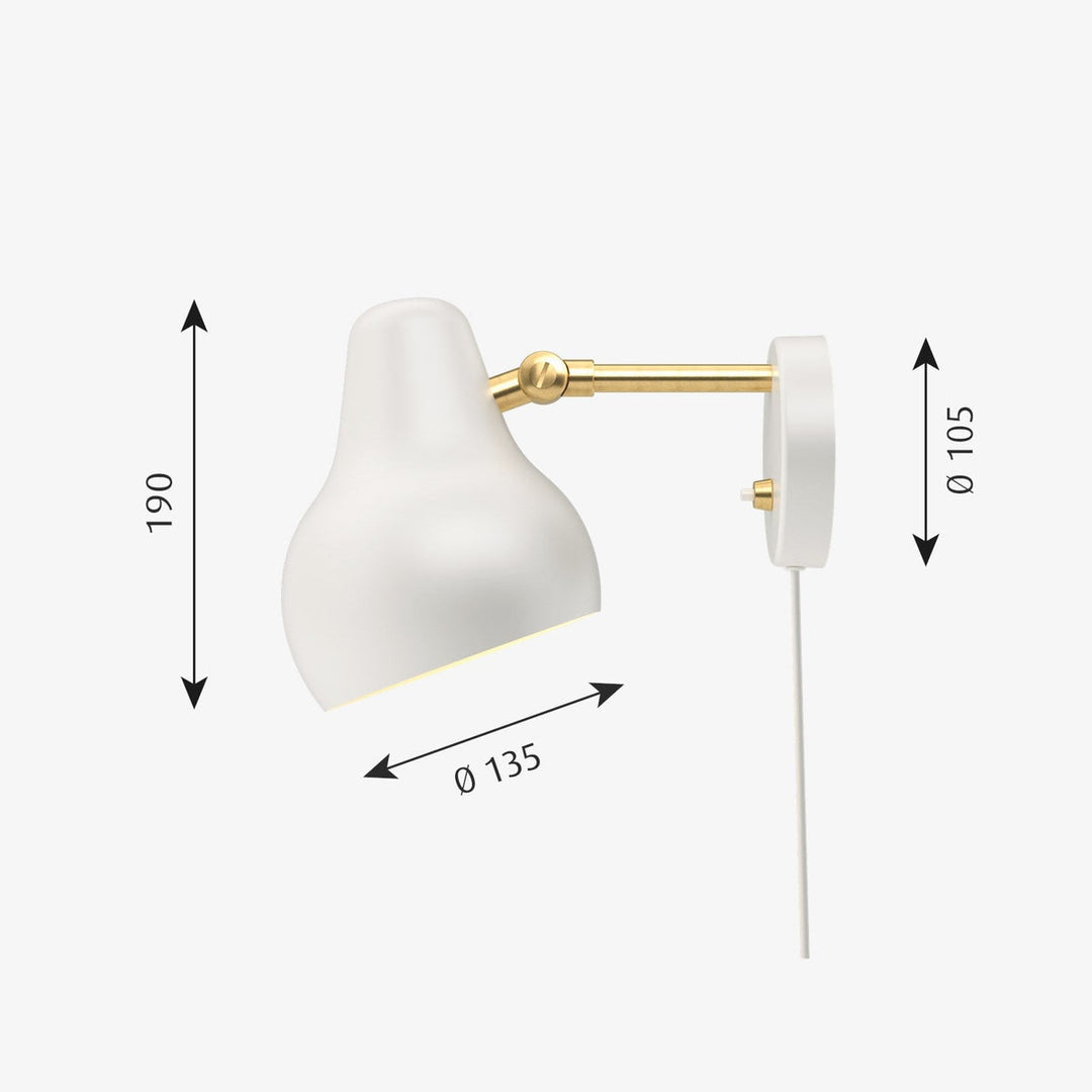 Louis Poulsen VL38 vegglampe-Vegglamper-Louis Poulsen-Hvit-LP__5743163429-Lightup.no