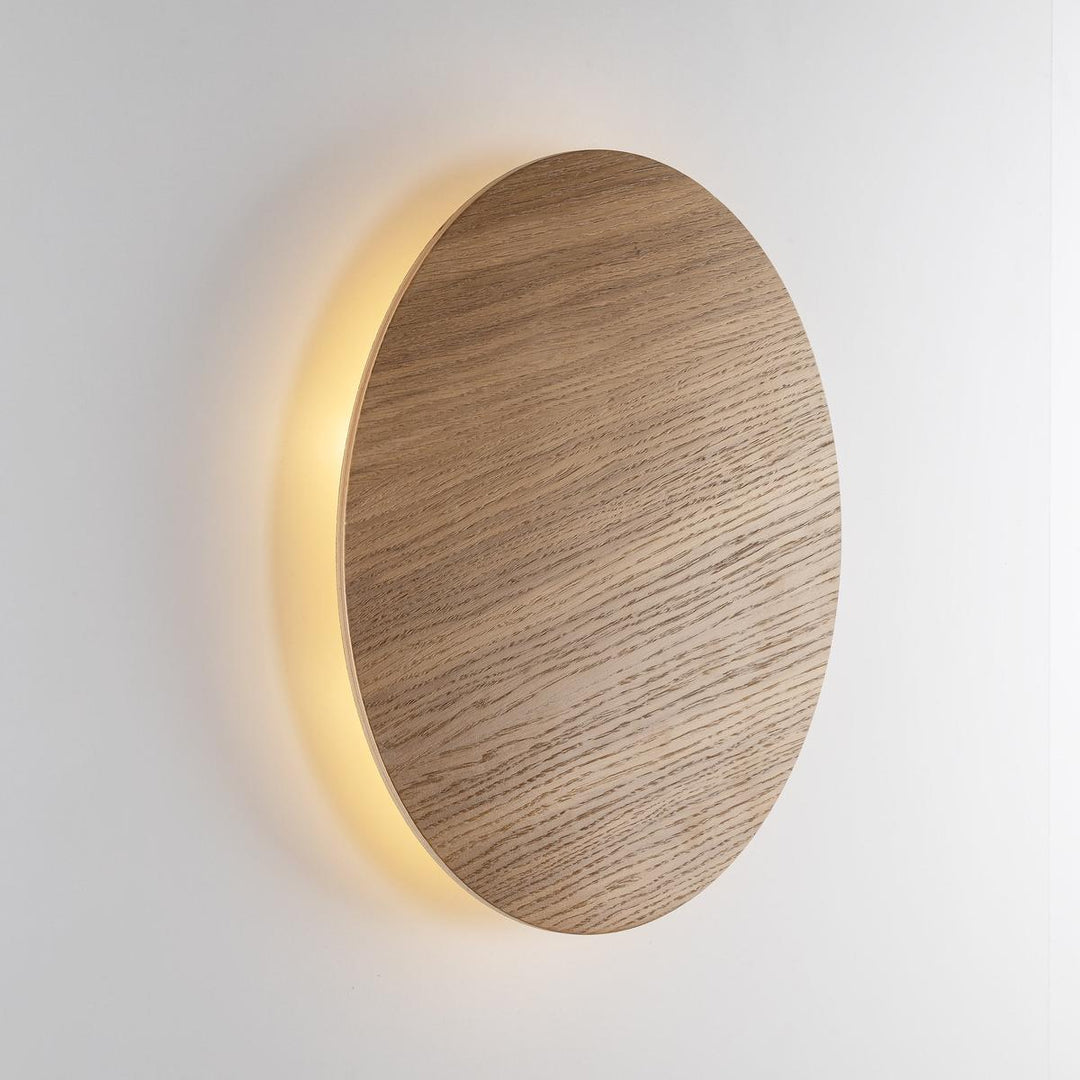 Luna wood vegglampe 40 cm-Vegglamper-TK Lighting-Eik-TK-5449-Lightup.no