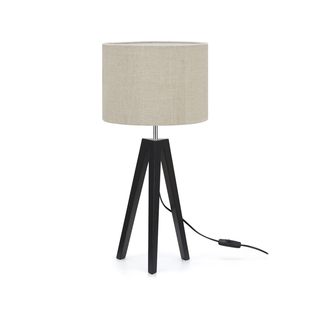 Lunden bordlampe - Svart/Beige - Svart / Beige-Bordlamper-Marksløjd-Svart / Beige-Mrk-107944-Lightup.no