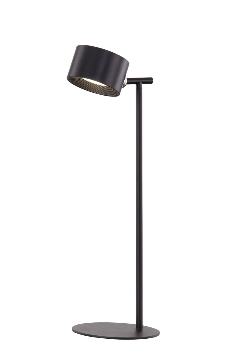 Magneto bord og vegglampe 4,5W oppladbar USB - Svart-Bordlamper-NorDesign-Svart-37101505-Lightup.no