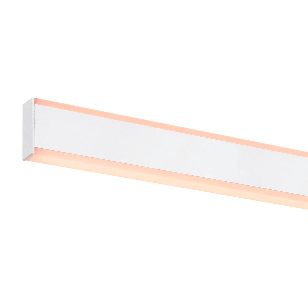 One linear 100 cm takpendel opp/ned lys 24W 2700/3000 Kelvin - Dimbar-Takpendler-Slv-Svart-slv-1006185-Lightup.no