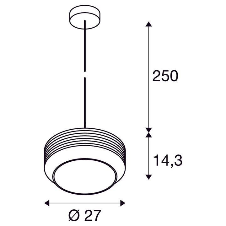 Pantilo rope takpendel 27 cm-Takpendler-Slv-Amber-slv-1007599-Lightup.no