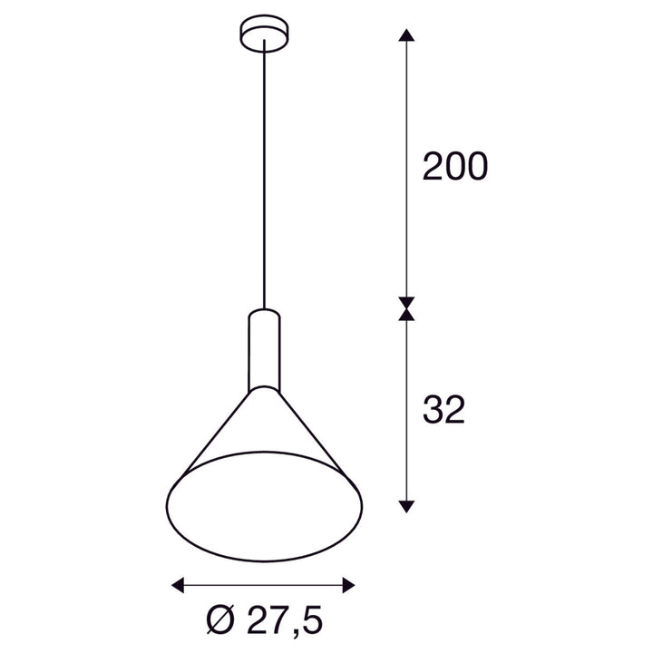 Phelia 275 takpendel-Takpendler-Slv-Matt gullfarget-slv-1002949-Lightup.no