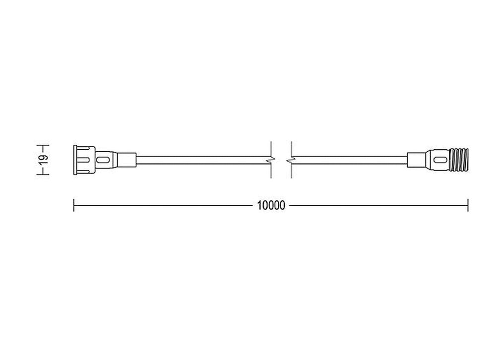 Philips Gardenlink skjøteledning til 24 volt systemet-Elektro tilbehør lamper-Philips-10.0-929004073201-Lightup.no