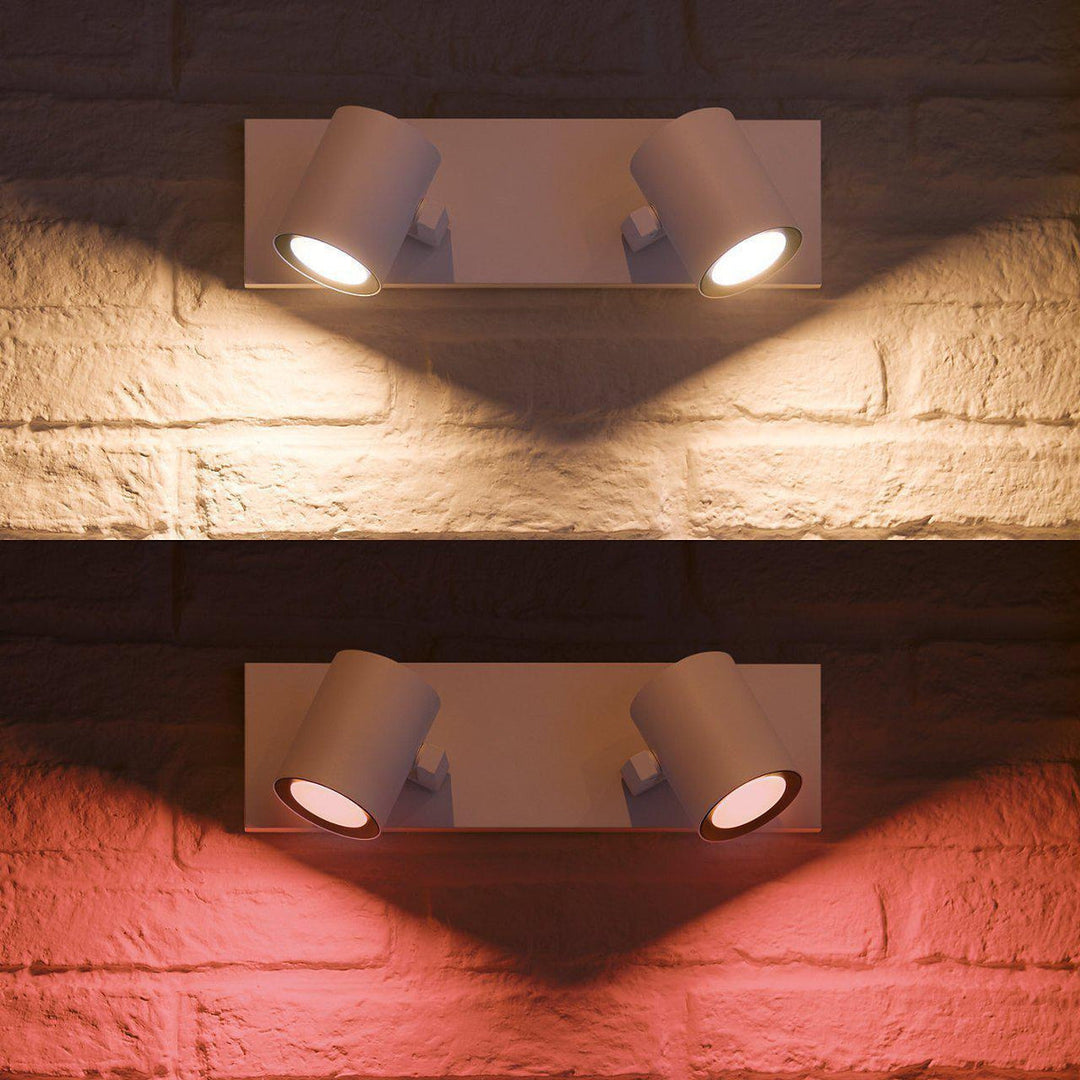 Philips Hue Argenta dobbel spotlight white and colore ambiance-Taklamper-Philips Hue-Aluminium-915005762401-Lightup.no