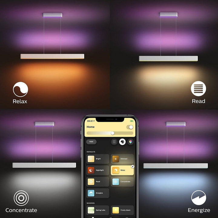 Philips Hue Ensis takpendel white and colore bluetooth-Takpendler-Philips Hue-Hvit-929003053301-Lightup.no