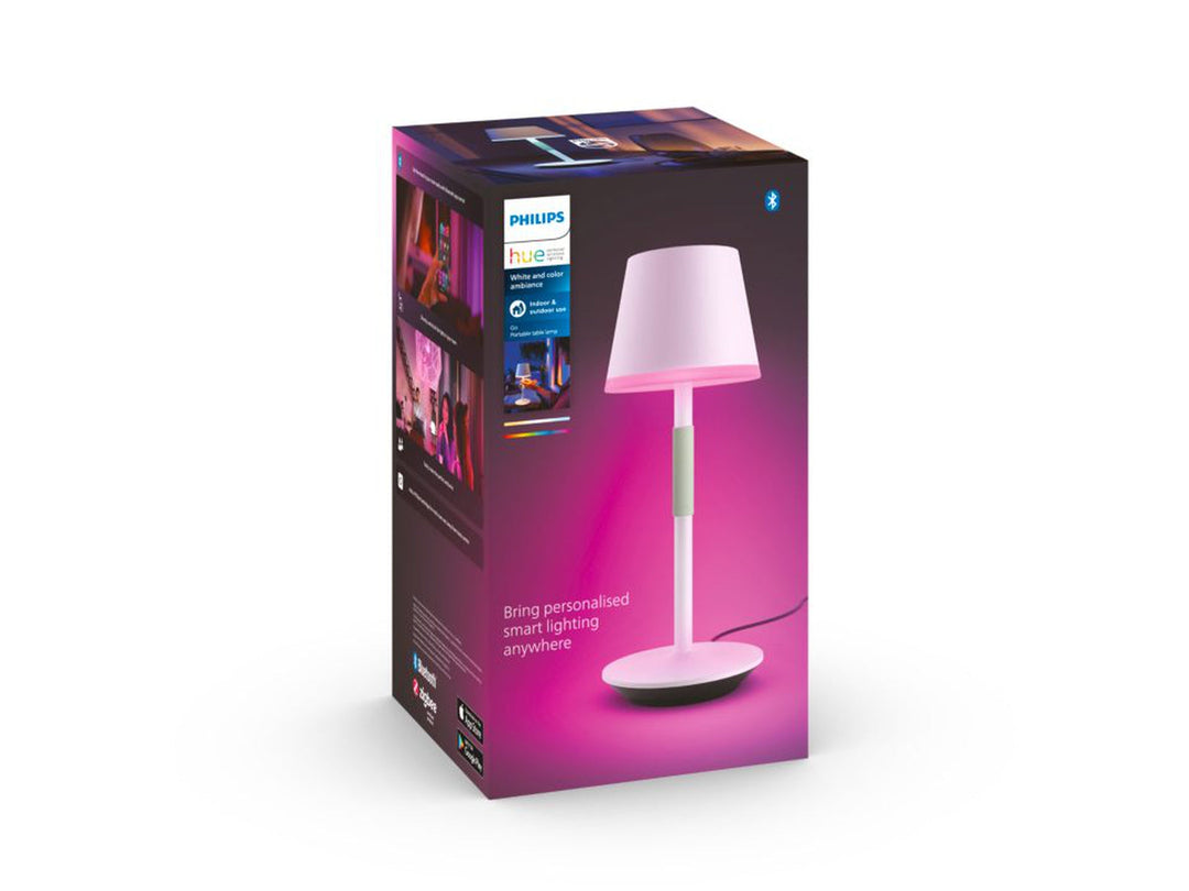 Philips Hue Go bærbar bordlampe oppladbar-Bordlamper-Philips Hue-Svart-929003128501-Lightup.no