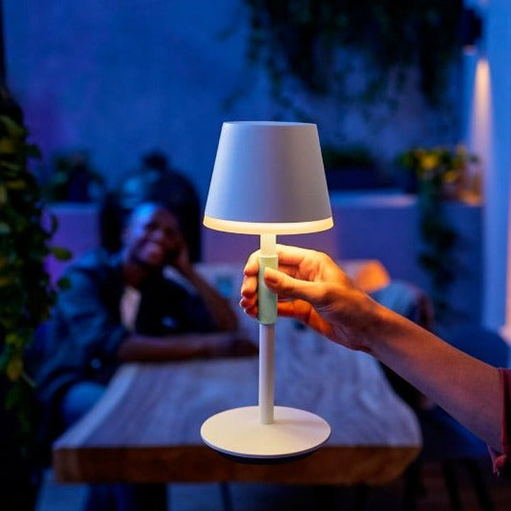 Philips Hue Go bærbar bordlampe oppladbar-Bordlamper-Philips Hue-Svart-929003128501-Lightup.no