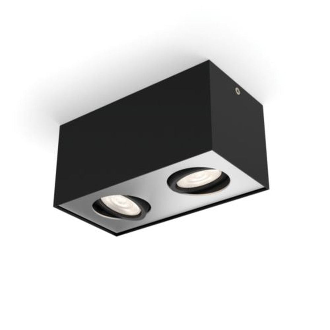 Philips myLiving dobbel takspot 2x4,5W warmglow-Downlight 230V-Philips-Svart-915005528201-Lightup.no