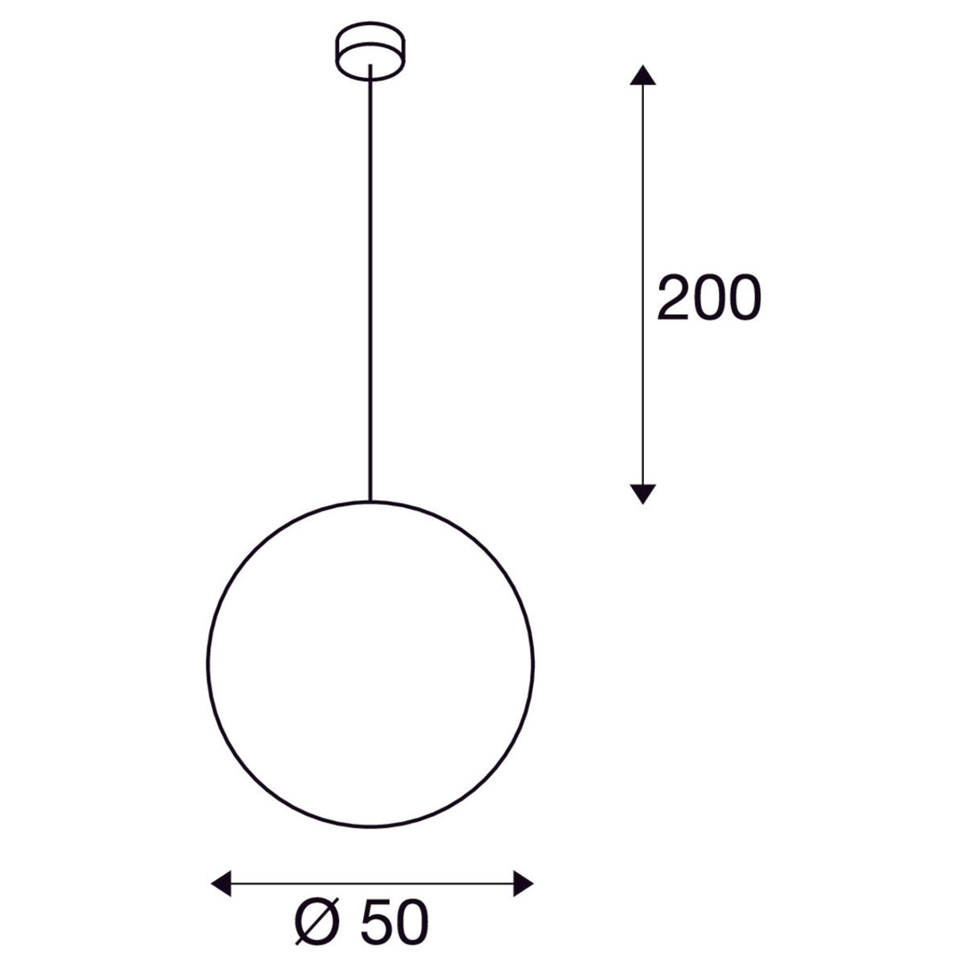 Rotoball 50 cm takpendel-Takpendler-Slv-Hvit-slv-165400-Lightup.no