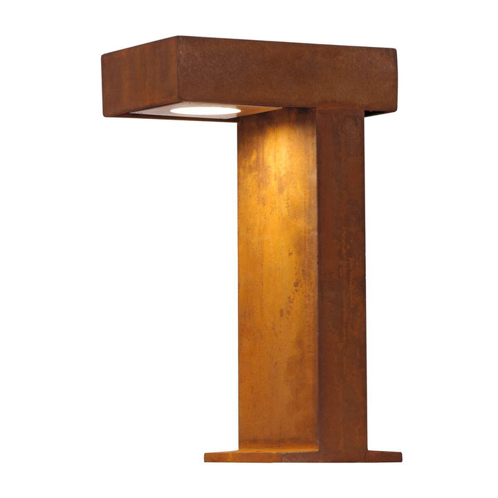 Rusty pullert 40 cm IP44-Utebelysning pullert-Slv-Rust-slv-230090-Lightup.no