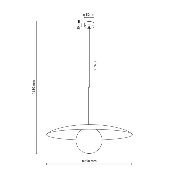 Slate takpendel 65 cm-Takpendler-TK Lighting-Grønn-TK-10909-Lightup.no