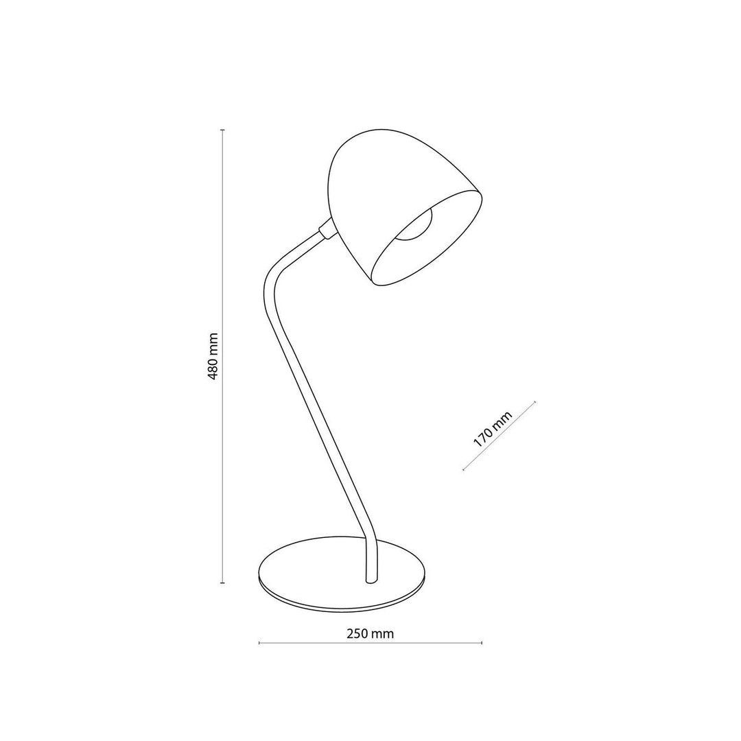 Soho bordlampe-Bordlamper-TK Lighting-Svart-TK-5036-Lightup.no