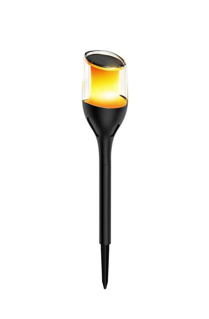 Solar Flame hagebelysning 1W 1600K IP65 - Solcelle-Utebelysning Hagebelysning-NorDesign-Svart-401321206-Lightup.no