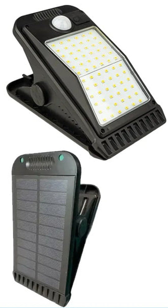 Solar Sensor clips vegglampe utendørs 4W 3000K IP65 - Solcelle-Utebelysning vegg opp og ned-NorDesign-Svart-401324806-Lightup.no