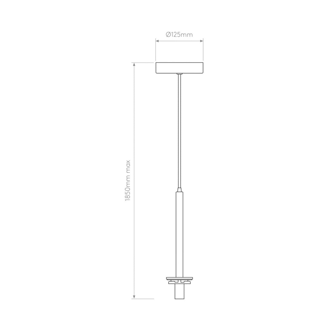 Tacoma takpendel oppheng-Takpendler-Astro Lighting-Krom-Asg__1429026-Lightup.no